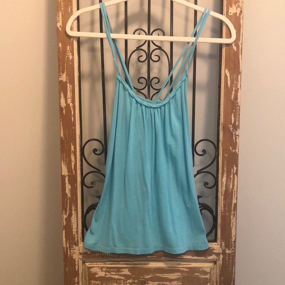 Hollister size medium turquoise cami/tank top.